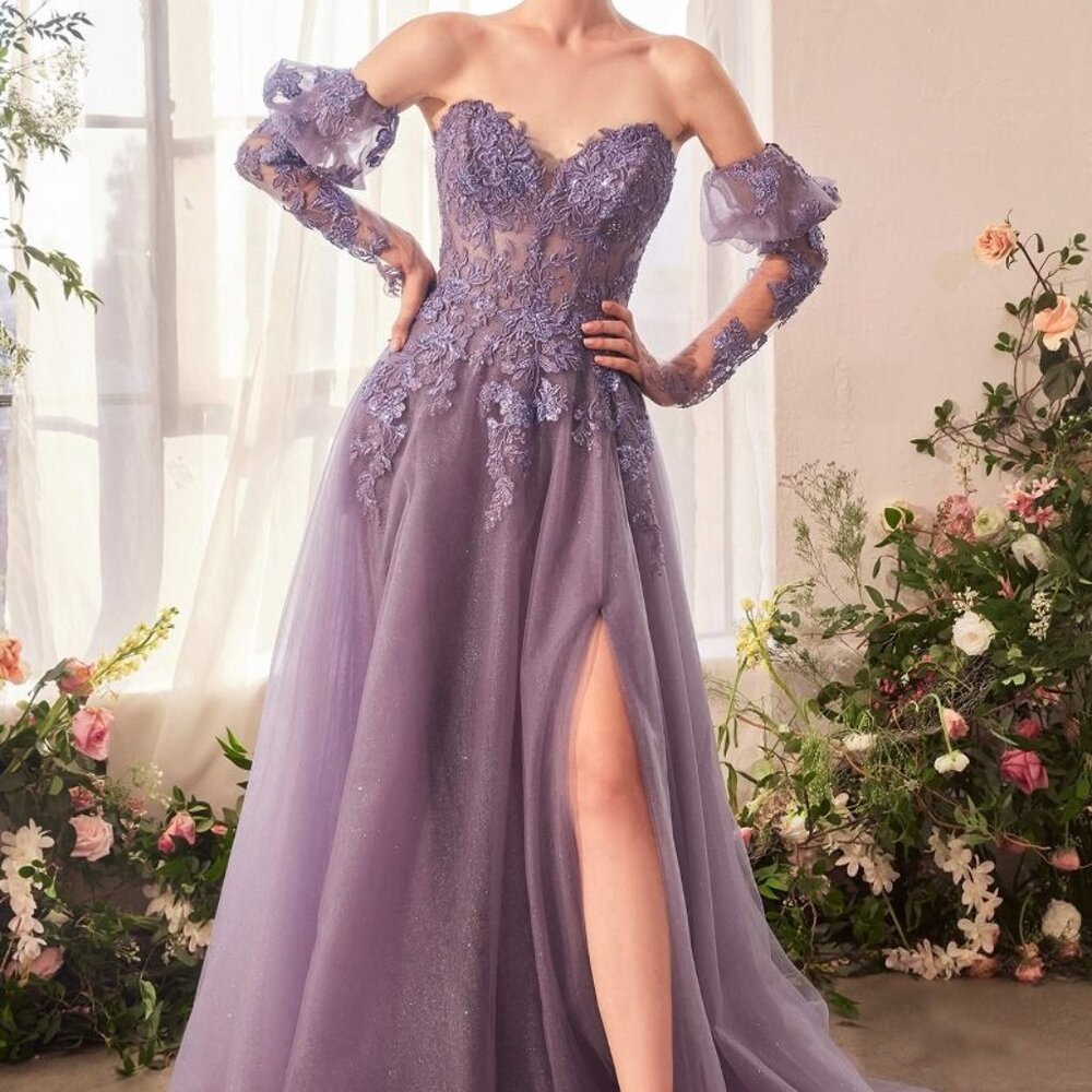 English Violet strapless ball gown.Prom party evening pageant formal gala dress